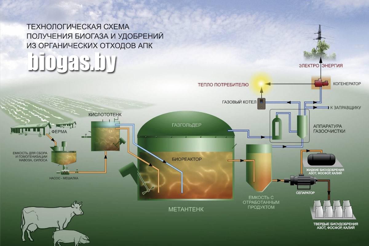 energoeffektivnost landshaftnogo osvescheniya na osnove biogazovyh ustanovok