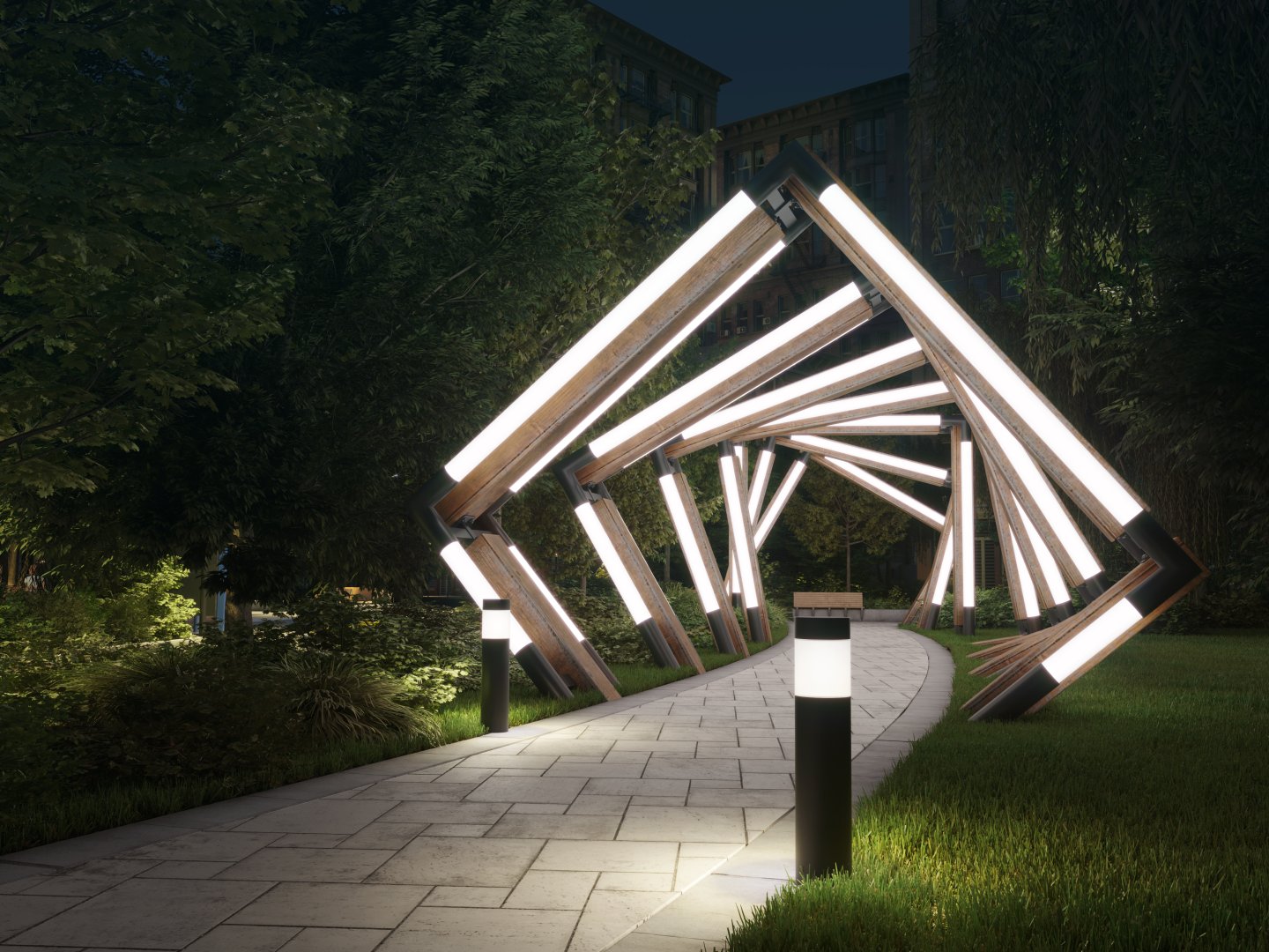 Проектирование пешеходных зон в современных парках 1 proektirovanie peshehodnyh zon v sovremennyh parkah